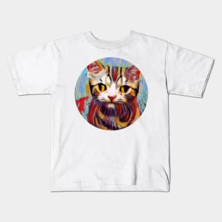 Amusing floppy cat Kids T-Shirt